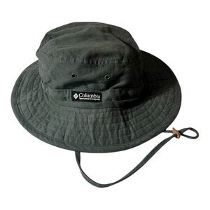 Vintage Columbia Sportswear Cotton Boonie Hat Safari Cap Strap Unisex